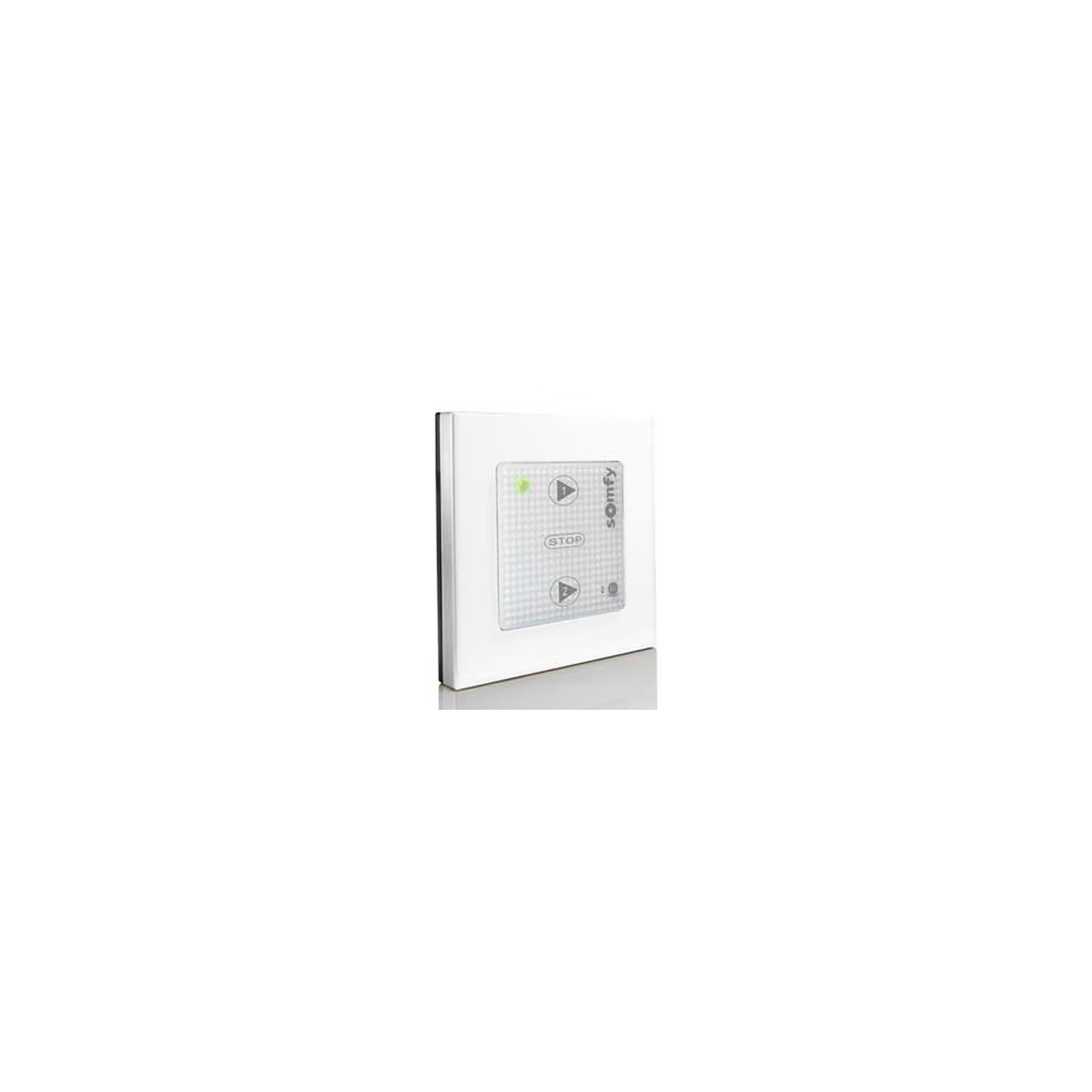 Wall-mounted scenario launcher button for TaHoma io