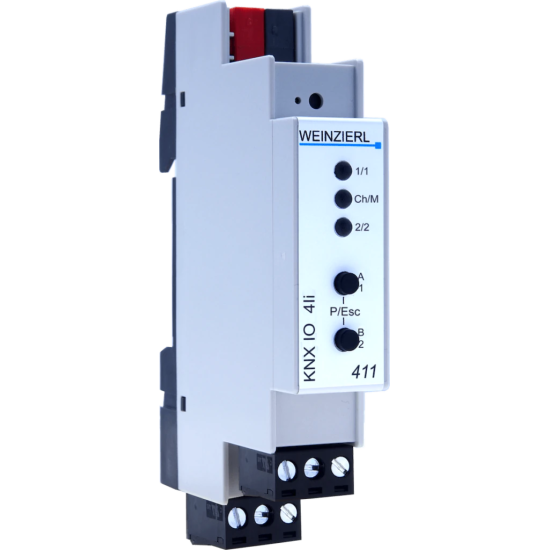 Interface DI/KNX IO 411, 4 entrées digitales libres de potentiel