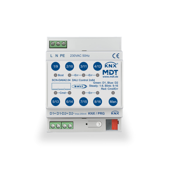 Passerelle KNX/DALI SCN-DA642.04, 2 x 64 ECG