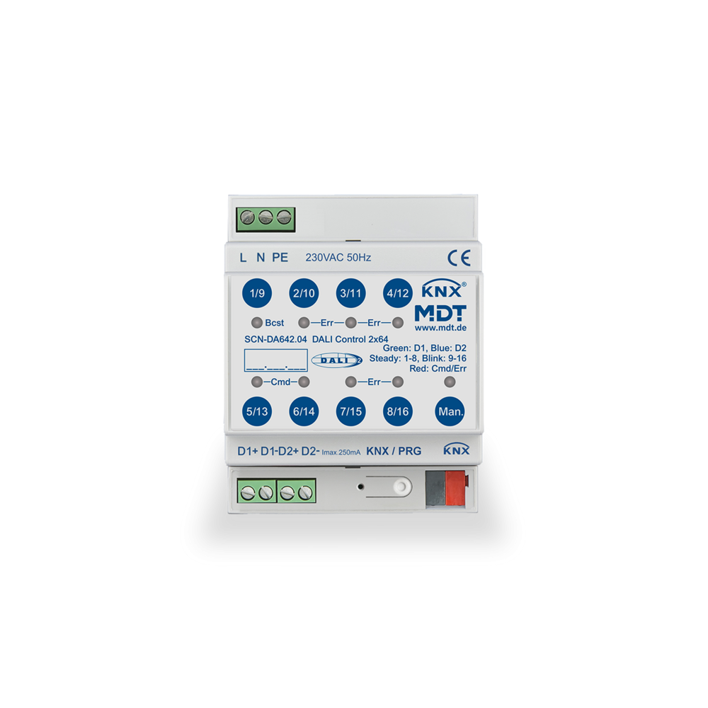 Passerelle KNX/DALI SCN-DA642.04, 2 x 64 ECG