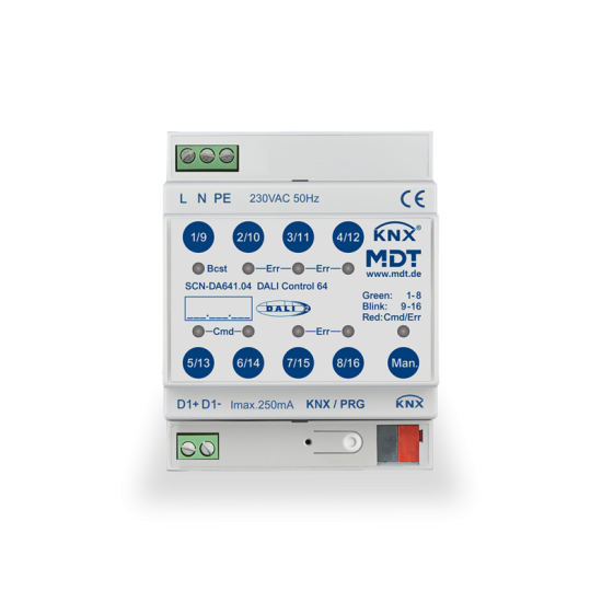 Passerelle KNX/DALI SCN-DA641.04, 1 x 64 ECG